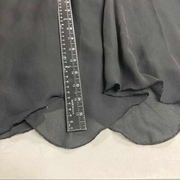 CATO Women’s Black Maxi Skirt Size 14-16 Tulip/Scalloped Hem - Picture 6 of 8